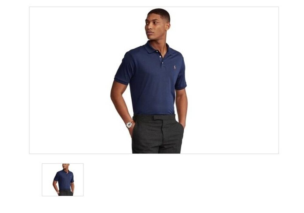 POLO RALPH LAUREN POLO RALPH LAUREN Men Medium Fit Interlock Polo Shirt -S